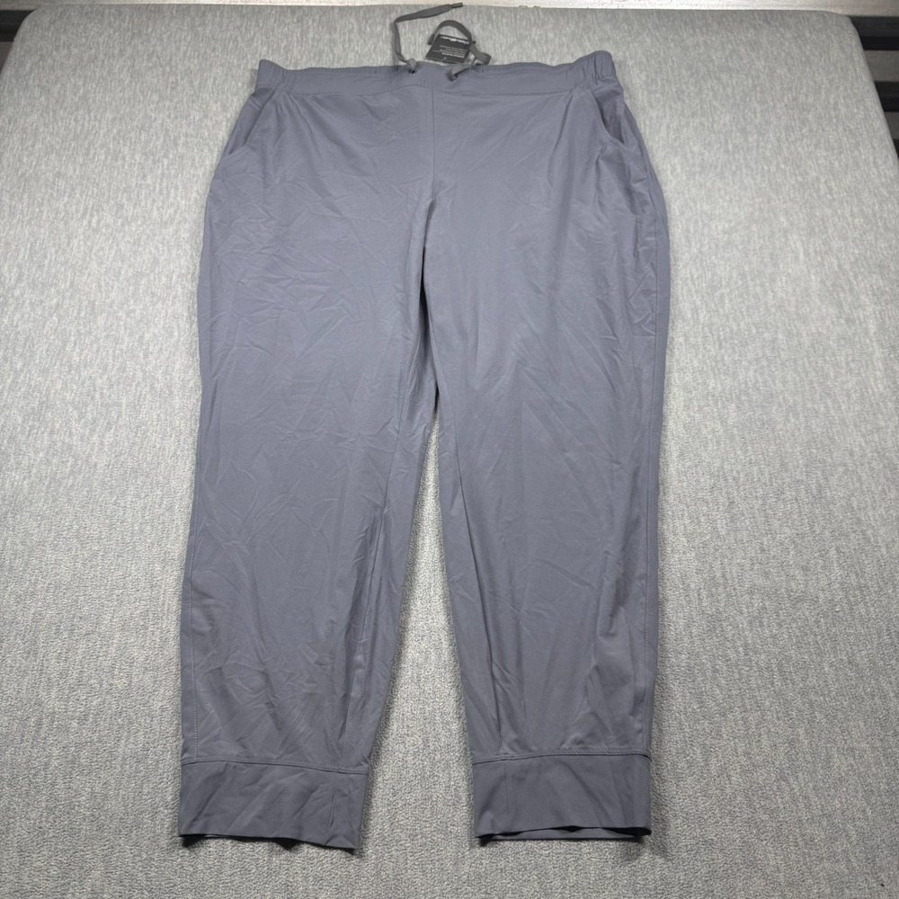 Eddie Bauer Joggers Womens XL Gray WR Departure Stretch Lightweight Hike NWT